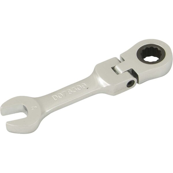 Tools 9mm Stubby Flex Head Ratcheting Wrench